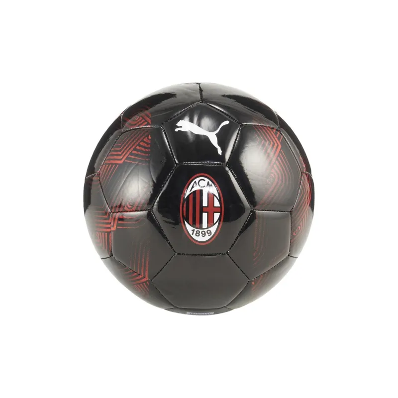 PUMA Size 5 Ball Soccer PU Machine Stitched Soccer Ball Unisex Black Red-1