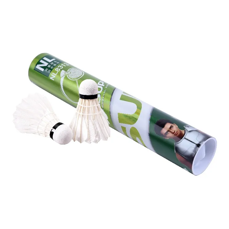 KASUP NL8513YMQ Goose Feather Shuttlecock 12 Pack Goose Feather Everyday Shuttlecocks-1