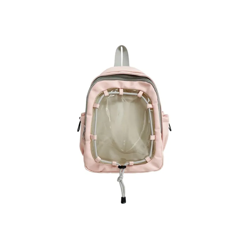 S.REPHEN Composite Fabric Patchwork With PVC Backpack Regular Unisex Multicolor-2