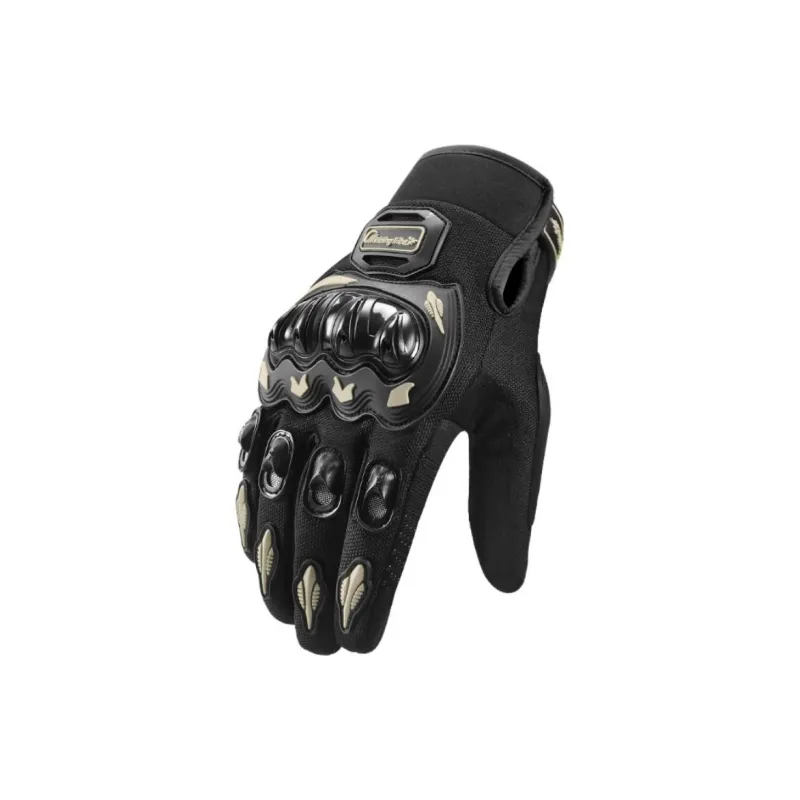 RIDING TRIBE Motorcycle Protective Gears Polyester Unisex MCS-21 Glove+P34 Protective Gear Set 4-Piece Set-3