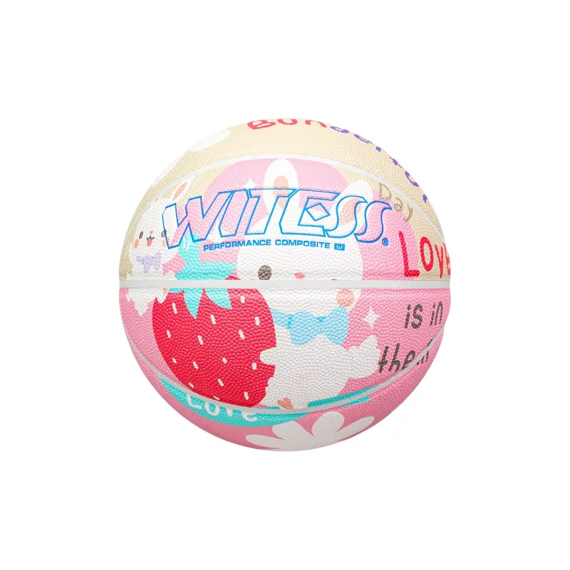 WITESS Eyewitness Series PU Basketball Pink Size 7 Training Unisex-9