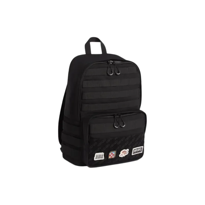 KENZO Polyester With Nylon Backpack Men's Black-0