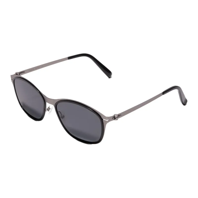 CARIN Plate Frame Stainless Steel Irregular Shape Sunglasses Unisex-4