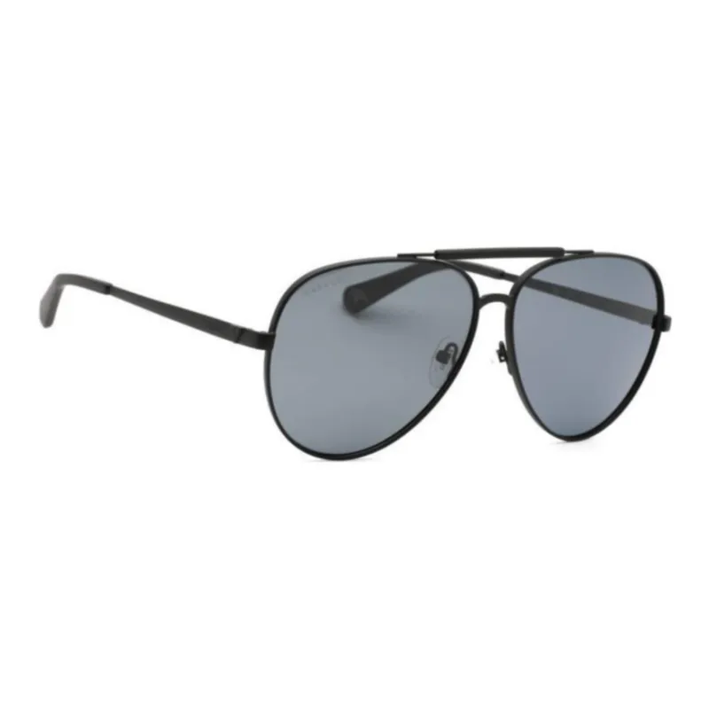 GUESS Metal Aviator Sunglasses Unisex Black-2