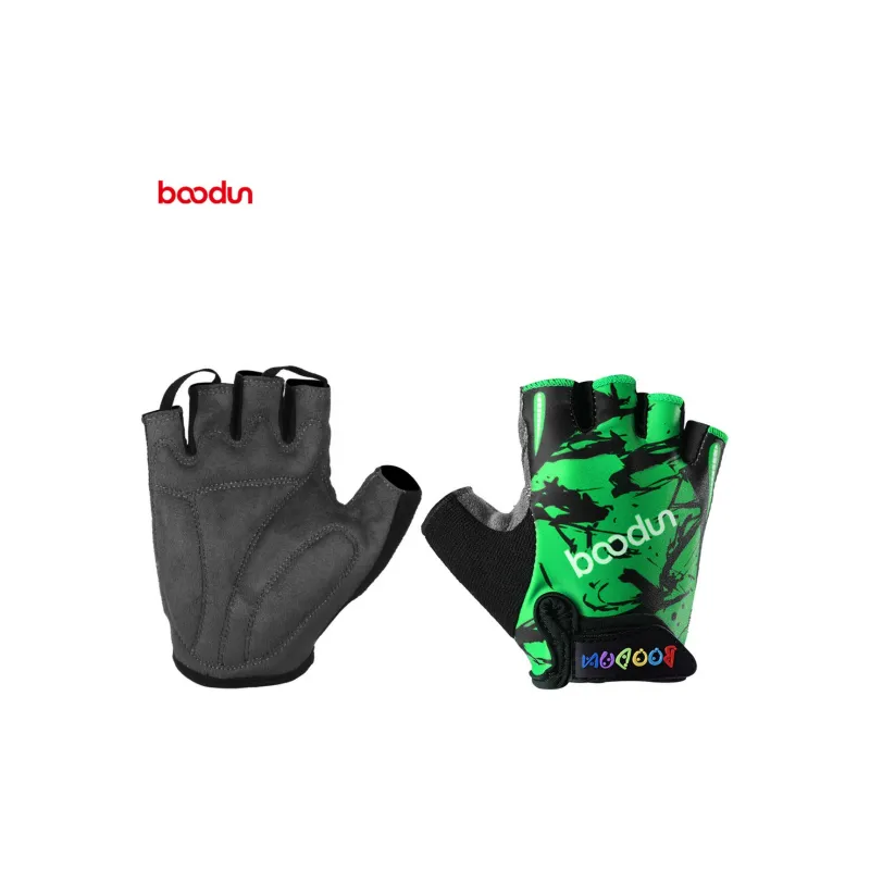 BOODUN Riding Equipment Cycling Glove Outdoor Kids' Lycra Microfiber Towel Fabric Hook and Loop-1