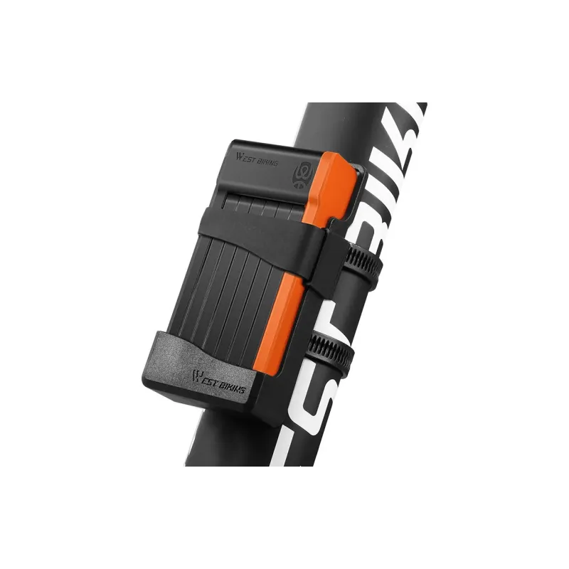 WEST BIKING Bicycle Locks Anti Prying Folding Lock-5