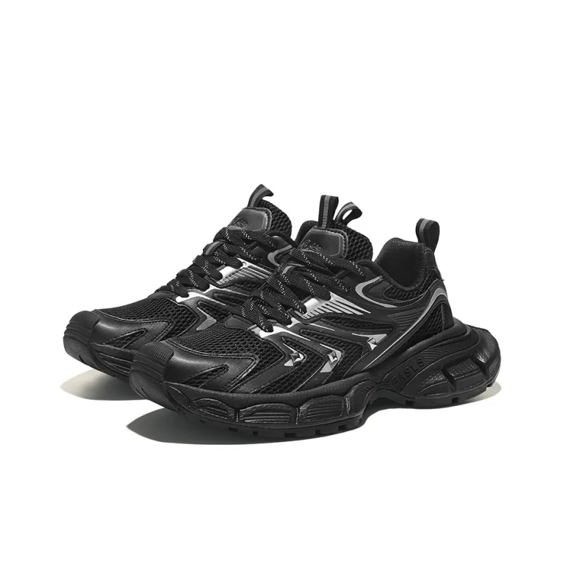BASLS Bashe Series Lightweight And Breathable Low Top Chunky Sneakers Unisex-17