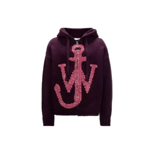 JW Anderson Anchor-logo Zip Hoodie