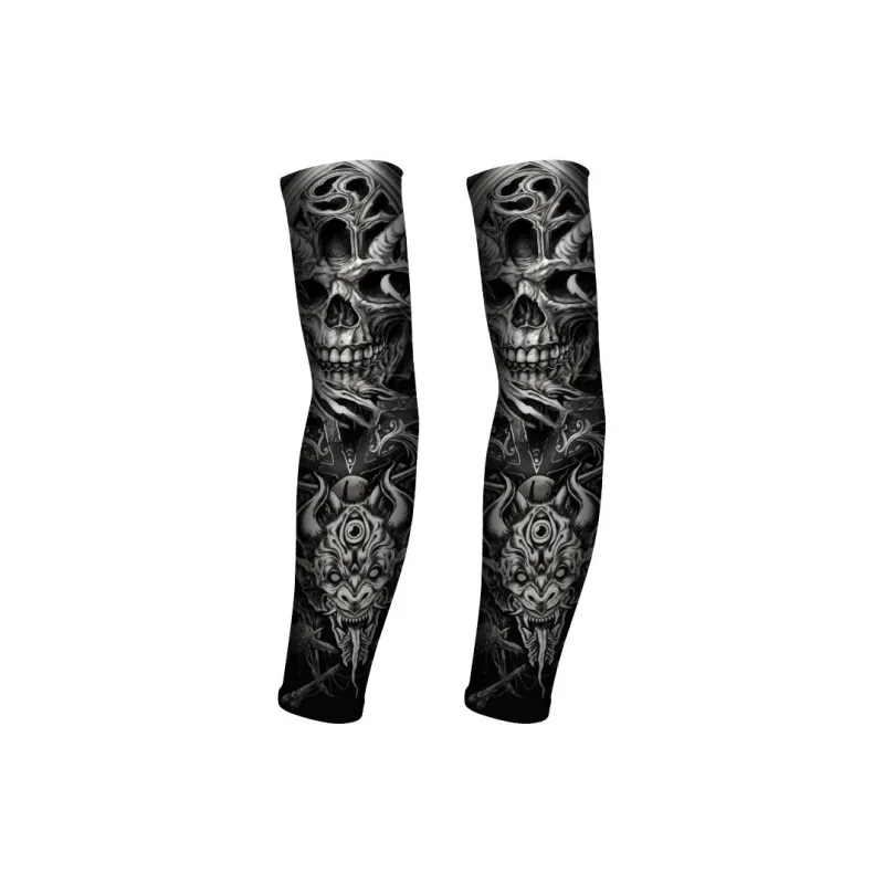 GXT Other Riding Equipment Cycling Arm Warmers Outdoor Unisex Shredded Milk/ice-39
