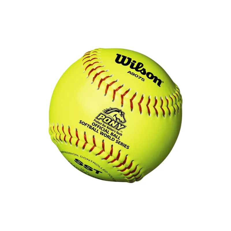 Wilson Baseball Leather Unisex Yellow-3