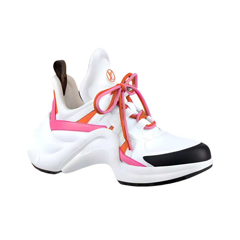 LOUIS VUITTON Lv Archlight Sneakers 'White Pink Black' Women's-1