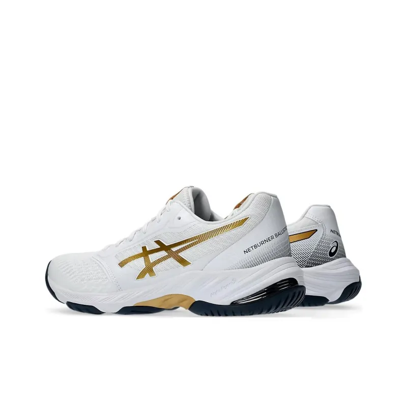 Asics Netburner Ballistic Ff 3 White Pure Gold-3