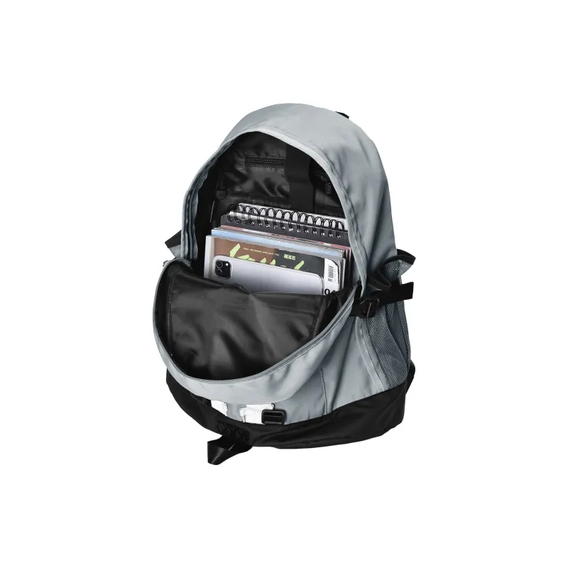 COEXISTENCE Polyester Backpack Regular Unisex Gray-4