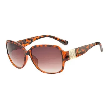 GUESS Resin Square Sunglasses Women's Brown