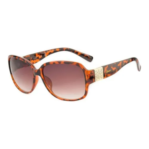 GUESS Resin Square Sunglasses Women's Brown