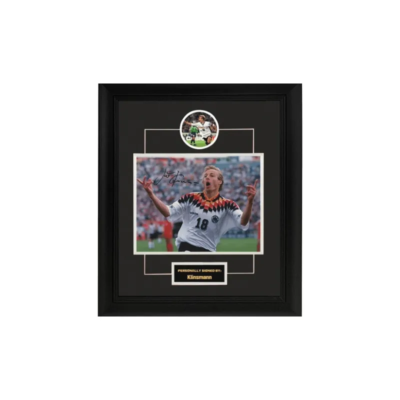 Three For Collection, Clas Schäfer, German Team, Gold Bomber, Autographed Photo, Includes Certificate Framed-1