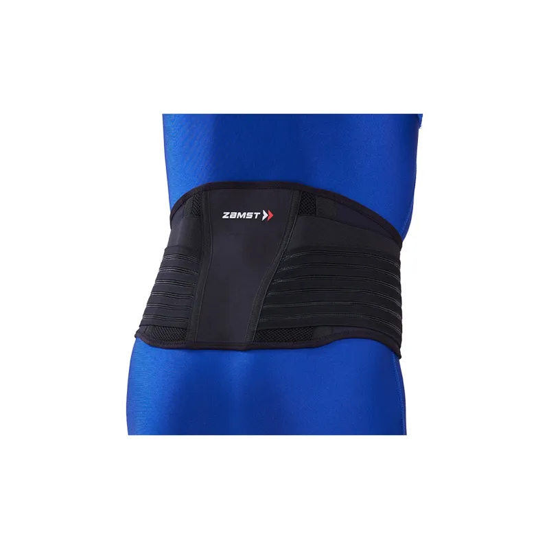 ZAMST Back Support Braces Breathable Protective Compression Slip Resistant Black Polyurethane Unisex-3