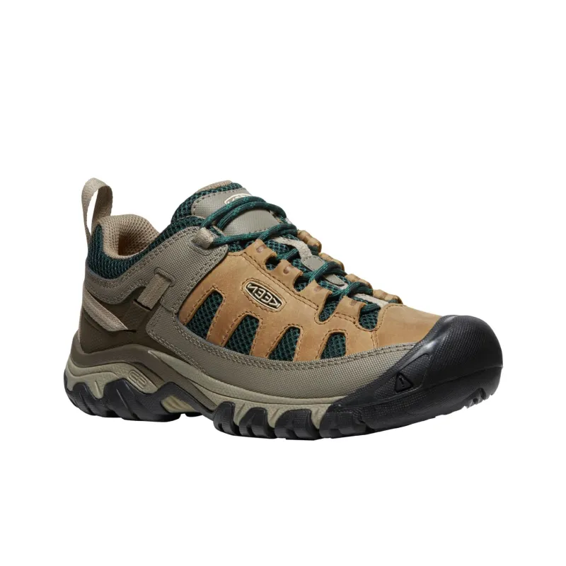 KEEN Targhee Anti-Slip Wear-Resistant Low-Top Trekking Shoes Women's Gray Brown-1