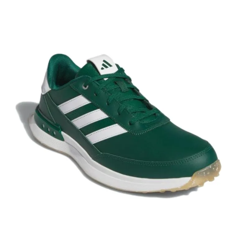 Adidas S2G 24 Leather Spikeless Golf Collegiate Green Cloud White Gum-2