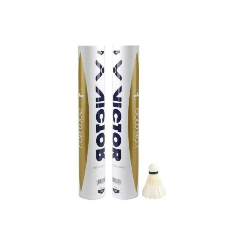 VICTOR Victor Golden Collection Duck Feather Shuttlecock 12 Pack Duck Feather Shuttlecocks-4