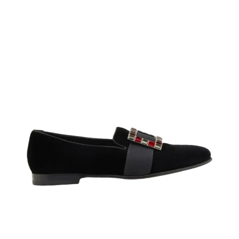 MANOLO BLAHNIK Eaton Loafers Men's Black-1