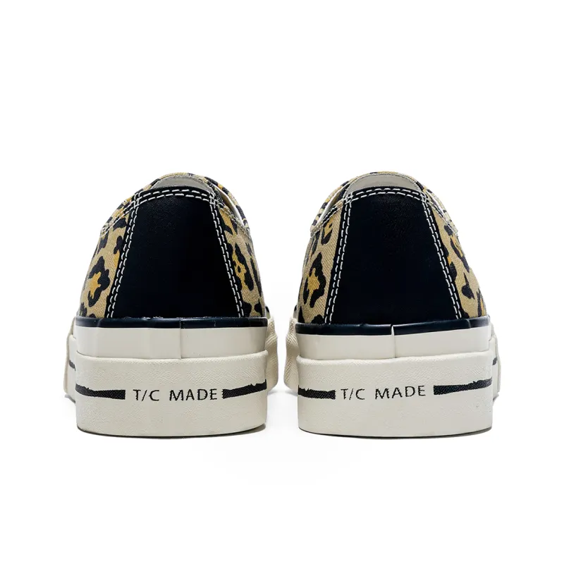 TC Tcmade005 Low Top Canvas Shoes Unisex Leopard Print-5