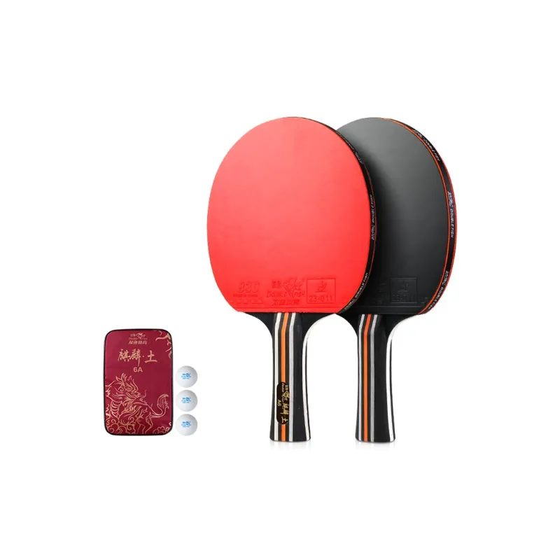 DOUBLEFISH Ping Pong Paddles Unisex All Wood Red-38