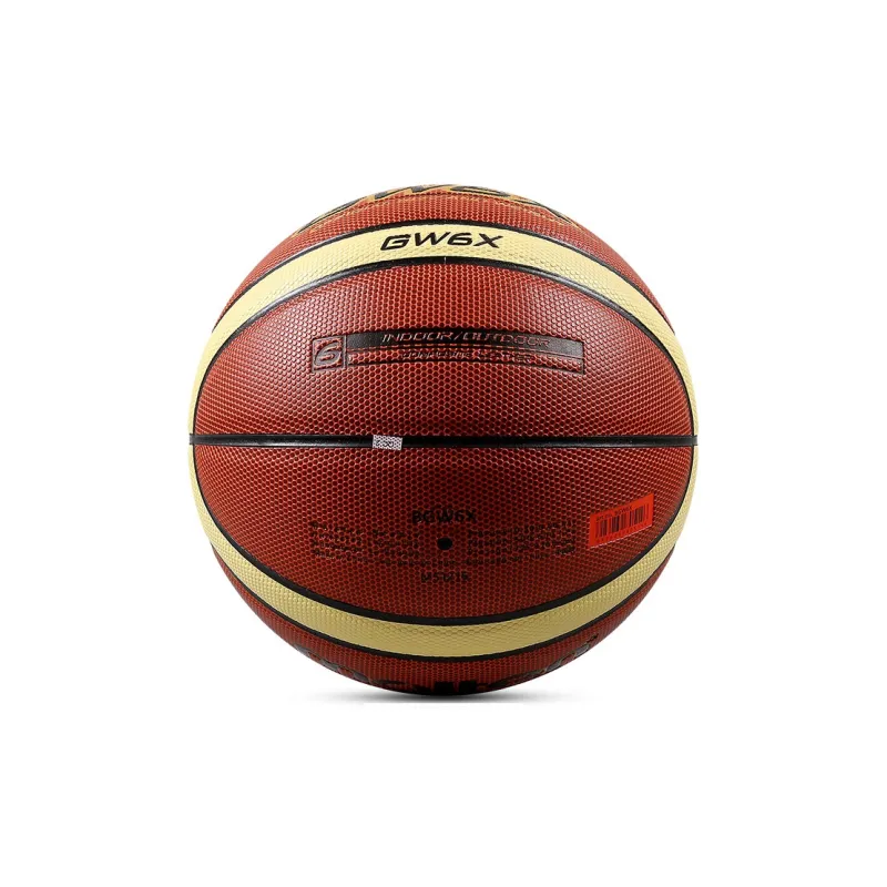 Molten Basketball Brown Yellow Number Six Training Unisex-4