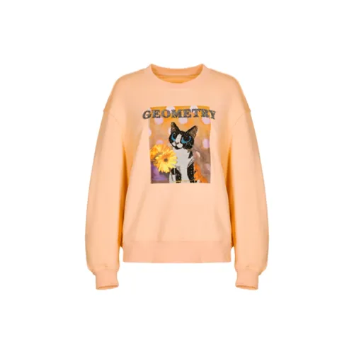 VIZAVIZA Sweatshirts Women's Pink Wax Orange