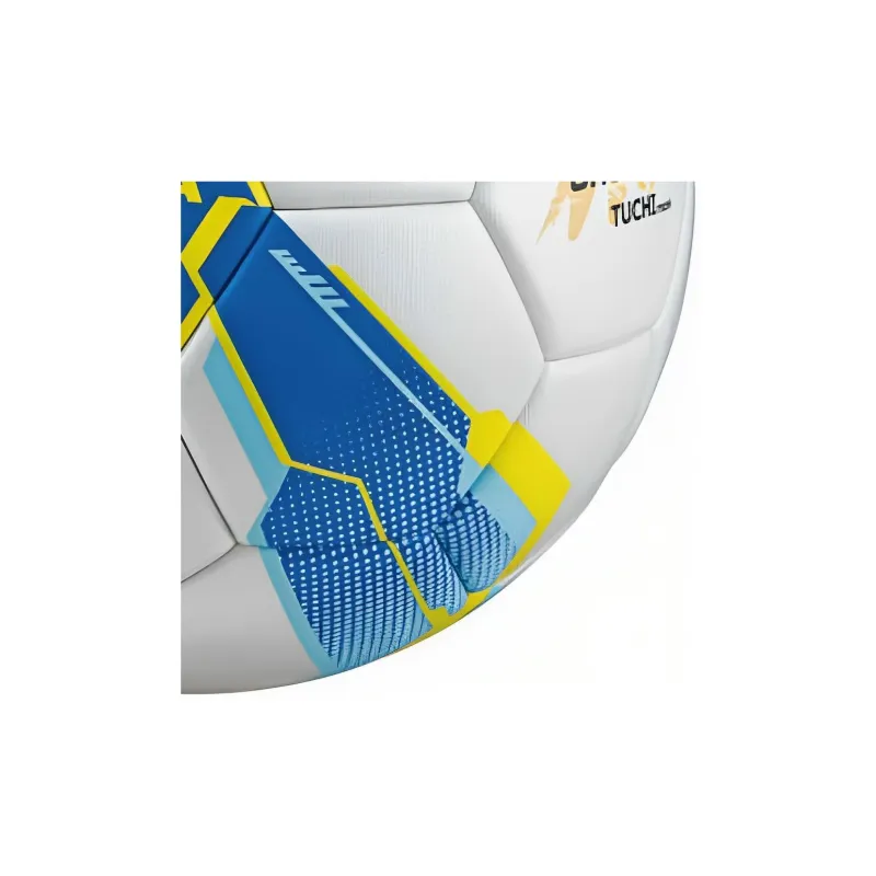 MIKASA Size 5 Soccer Synthetic Leather Hand-Stitched Soccer Ball Unisex White Blue Yellow-4