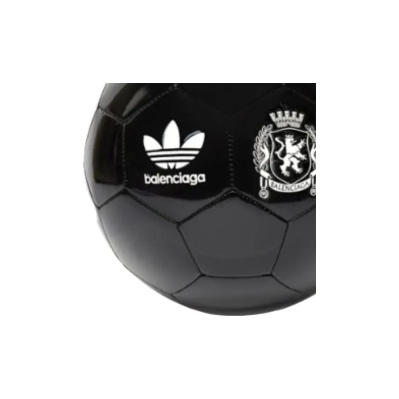 Adidas None Valencia Soccer Black Rubber Machine Stitched Soccer Ball Unisex-4