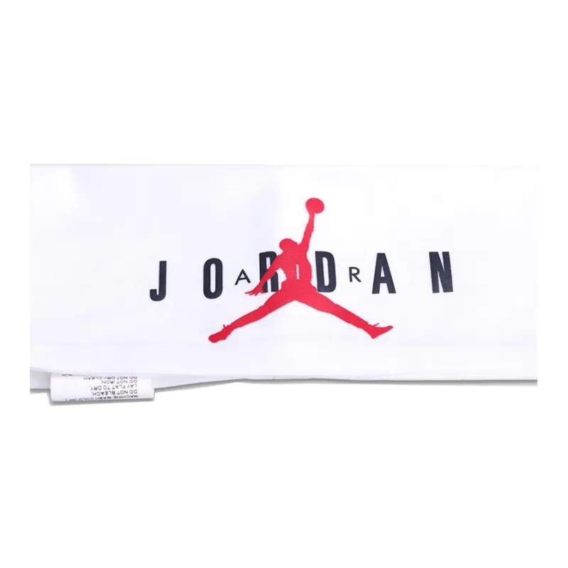 Jordan Sweatbands Elastic Exercise And Fitness White Couple's-2