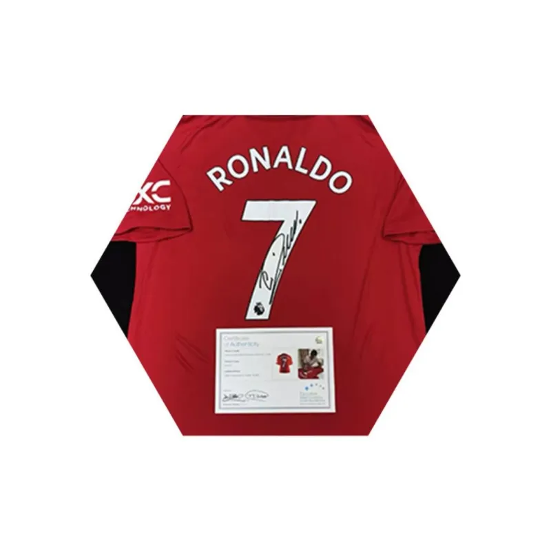 Yi Shot Cristiano Ronaldo Autograph Jersey EM Certificate Included-5