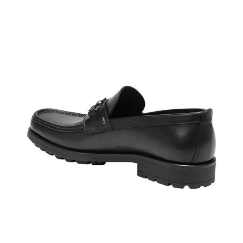 FERRAGAMO GANCINI Gancio Loafers Men's Black-2