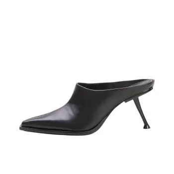 CULT GAIA Slip-Resistant Wrap-toe Slippers Women's Black