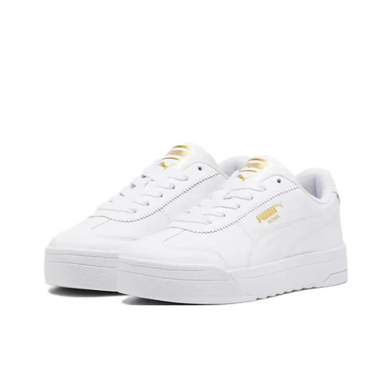 PUMA Roma Anti Slip And Wear Resistant Lightweight Low Top Casual Shoes Women's White-2