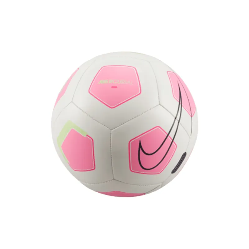 Nike 3 4 Size 5 Soccer Rubber Machine Stitched Soccer Ball Unisex White, Pink-4