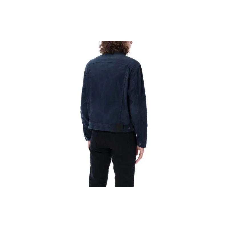 TOM FORD Logo Patch Corduroy Jacket-0