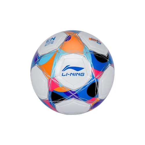 LiNing Size 5 Soccer TPU Machine Stitched Soccer Ball Unisex Multicolor