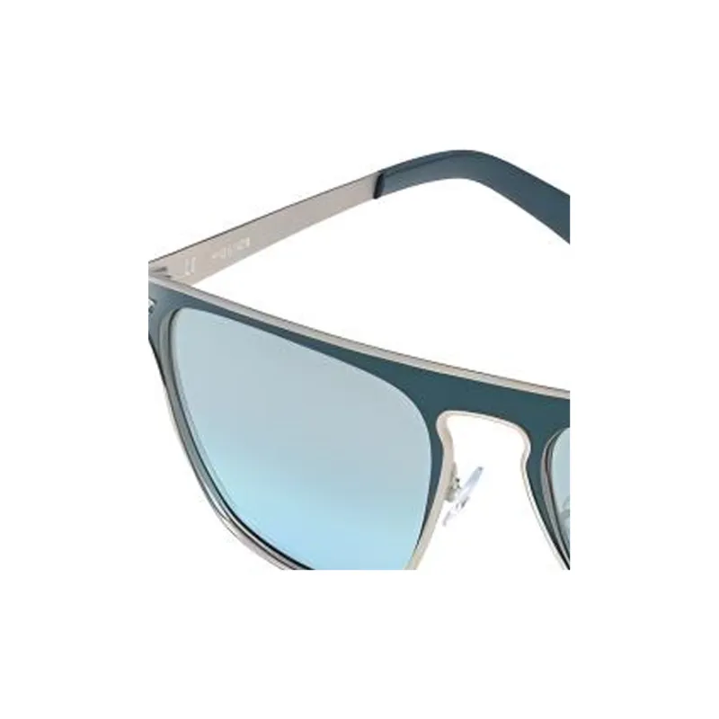 Police Metal Rectangular Sunglasses Women's Green-1