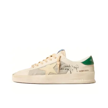 Golden Goose Low Top Skateboard Shoes Men's White