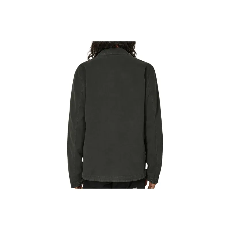 STONE ISLAND Logo Patch Zipped Overshirt-2