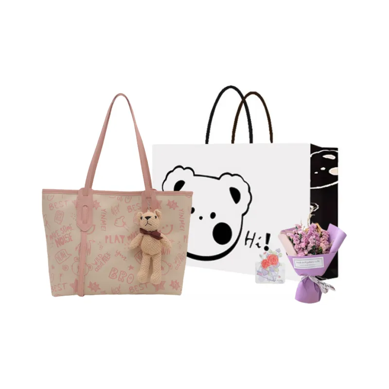 NX DOUGHNUT PU Tote Bag Shoulder Bag Regular Women's Multicolor-30