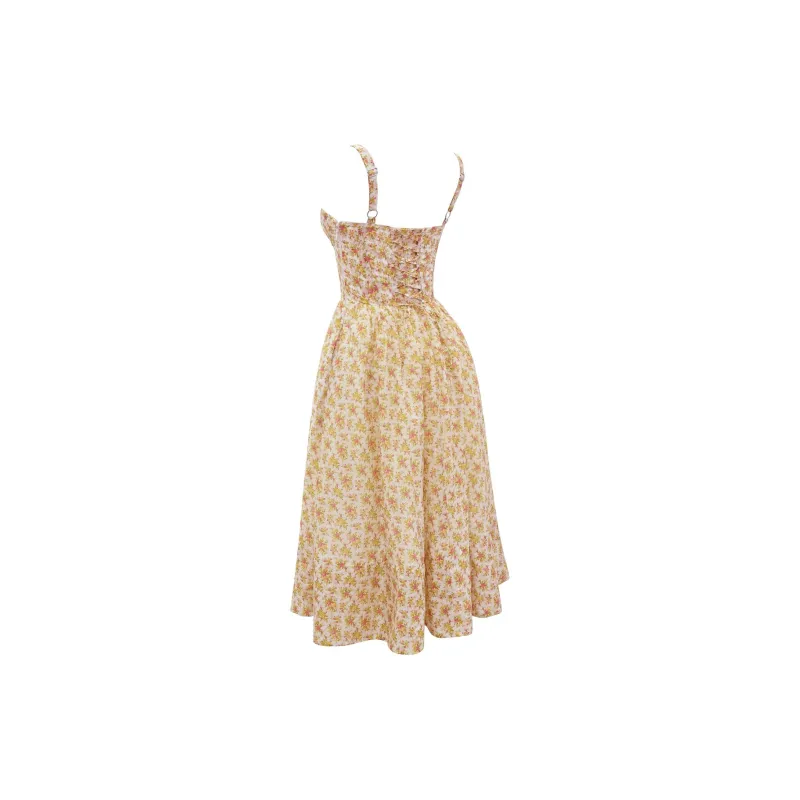 HOUSE OF CB Kelly Slip Dress Women's Rose Print-8