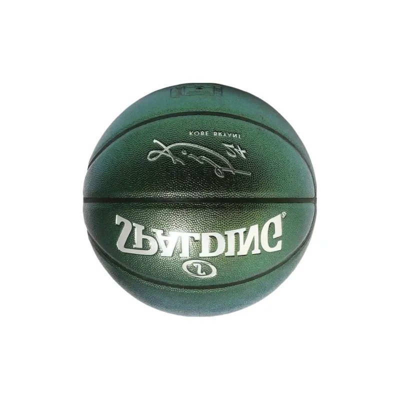 SPALDING Synthetic Leather Basketball Green Size 7 Ball Training-2