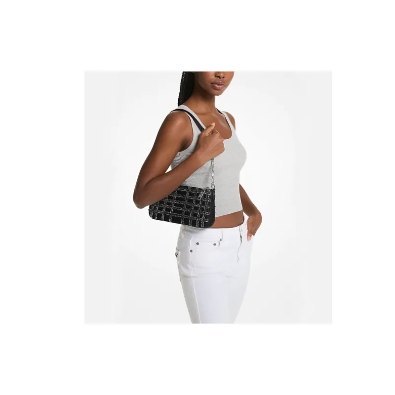 MICHAEL KORS Fabric Handbag, Shoulder Bag Women's Black-3