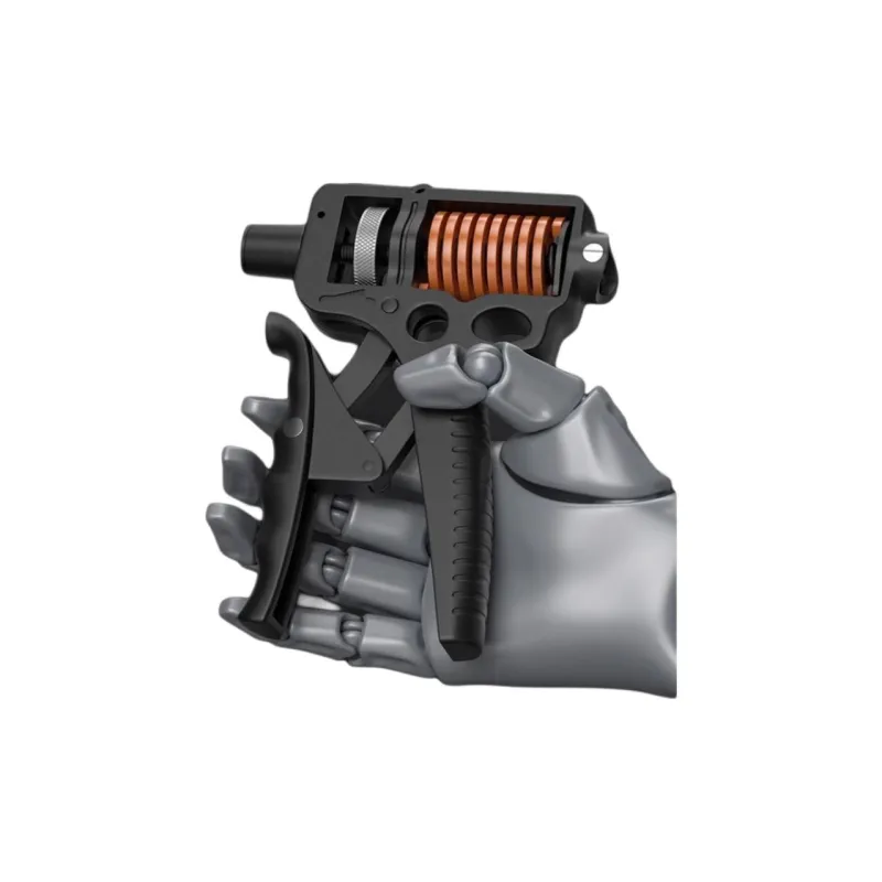 Brute Rabbit R Shaped Grip TPR Controller Stainless Steel Spring Professional Arm Muscle Training Finger Strength-2