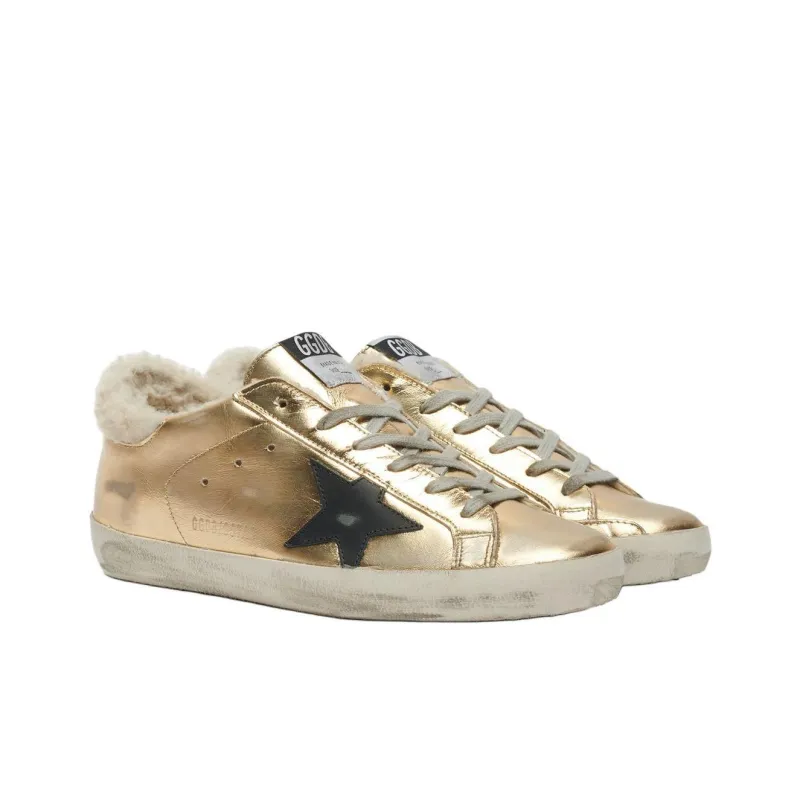Golden Goose Super Star Sports Skateboard Shoes Women's Gold-2