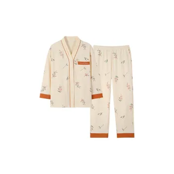 MIIOW Trend Party Series Pajama Set Women's Cheese Skin