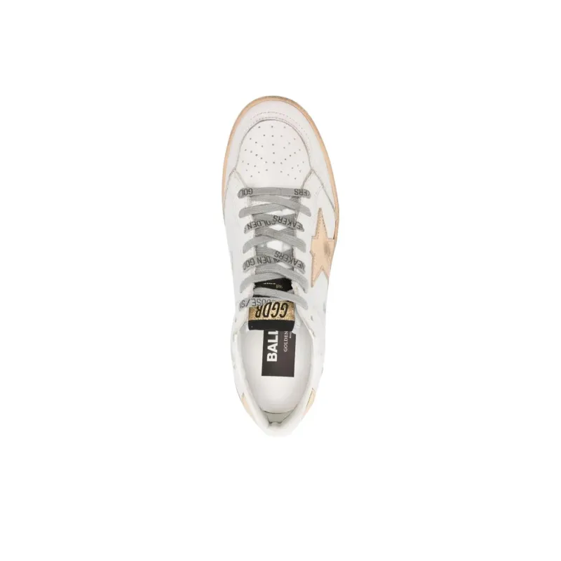 Golden Goose Ball Star Low Top Skateboard Shoes Women's White-4
